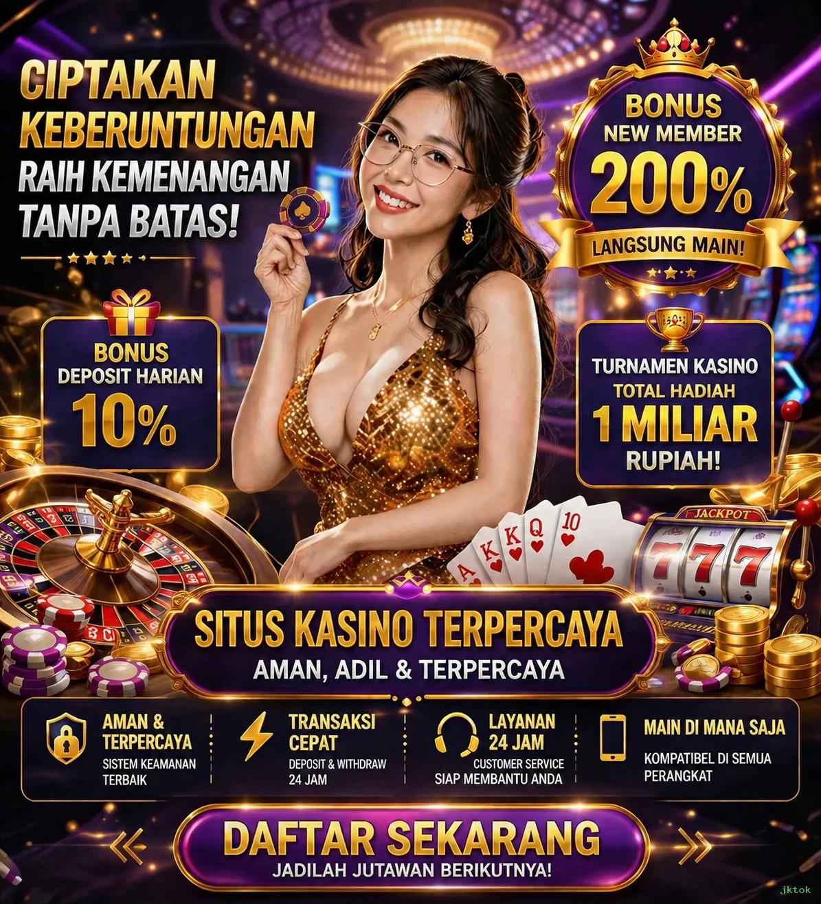 Cara Mendaftar dan Verifikasi Akun di jktok